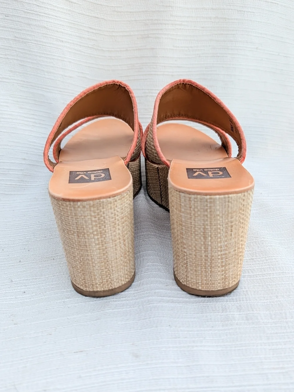 DV by Dolce Vita  Double-Strap Wedge Sandals Size 8.5